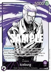 Iceburg (Alternate Art) - Pillars of Strength - One Piece Card Game card