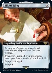 Bilbo's Ring (Extended Art) - Universes Beyond: The Lord of the Rings: Tales of Middle-earth - Magic: The Gathering card