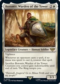Boromir, Warden of the Tower - Universes Beyond: The Lord of the Rings: Tales of Middle-earth - Magic: The Gathering card