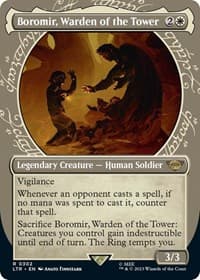 Boromir, Warden of the Tower (Showcase) - Universes Beyond: The Lord of the Rings: Tales of Middle-earth - Magic: The Gathering card