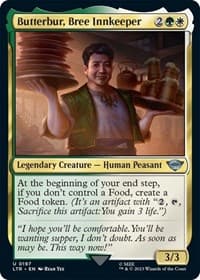 Butterbur, Bree Innkeeper - Universes Beyond: The Lord of the Rings: Tales of Middle-earth - Magic: The Gathering card