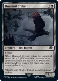 Dunland Crebain - Universes Beyond: The Lord of the Rings: Tales of Middle-earth - Magic: The Gathering card