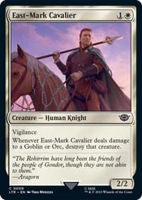 East-Mark Cavalier - Universes Beyond: The Lord of the Rings: Tales of Middle-earth - Magic: The Gathering card