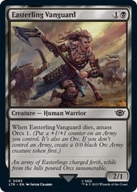Easterling Vanguard - Universes Beyond: The Lord of the Rings: Tales of Middle-earth - Magic: The Gathering card