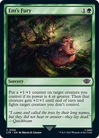 Ent's Fury - Universes Beyond: The Lord of the Rings: Tales of Middle-earth - Magic: The Gathering card