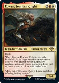 Eowyn, Fearless Knight - Universes Beyond: The Lord of the Rings: Tales of Middle-earth - Magic: The Gathering card