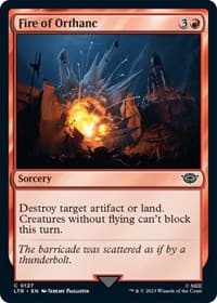 Fire of Orthanc - Universes Beyond: The Lord of the Rings: Tales of Middle-earth - Magic: The Gathering card