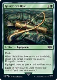 Galadhrim Bow - Universes Beyond: The Lord of the Rings: Tales of Middle-earth - Magic: The Gathering card