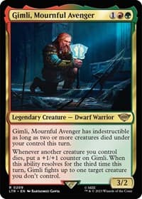 Gimli, Mournful Avenger - Universes Beyond: The Lord of the Rings: Tales of Middle-earth - Magic: The Gathering card