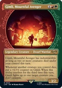 Gimli, Mournful Avenger (Showcase) - Universes Beyond: The Lord of the Rings: Tales of Middle-earth - Magic: The Gathering card