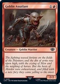 Goblin Assailant - Universes Beyond: The Lord of the Rings: Tales of Middle-earth - Magic: The Gathering card