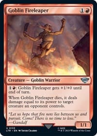Goblin Fireleaper - Universes Beyond: The Lord of the Rings: Tales of Middle-earth - Magic: The Gathering card
