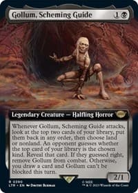 Gollum, Scheming Guide (Extended Art) - Universes Beyond: The Lord of the Rings: Tales of Middle-earth - Magic: The Gathering card