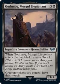 Gothmog, Morgul Lieutenant - Universes Beyond: The Lord of the Rings: Tales of Middle-earth - Magic: The Gathering card