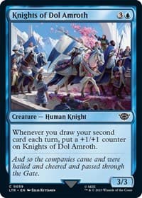 Knights of Dol Amroth - Universes Beyond: The Lord of the Rings: Tales of Middle-earth - Magic: The Gathering card