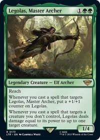 Legolas, Master Archer - Universes Beyond: The Lord of the Rings: Tales of Middle-earth - Magic: The Gathering card