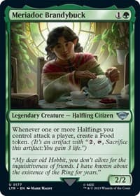 Meriadoc Brandybuck - Universes Beyond: The Lord of the Rings: Tales of Middle-earth - Magic: The Gathering card