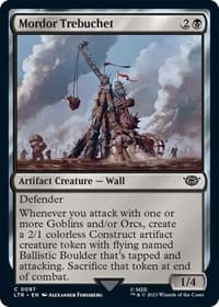 Mordor Trebuchet - Universes Beyond: The Lord of the Rings: Tales of Middle-earth - Magic: The Gathering card