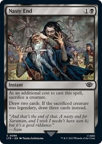 Nasty End - Universes Beyond: The Lord of the Rings: Tales of Middle-earth - Magic: The Gathering card