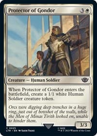 Protector of Gondor - Universes Beyond: The Lord of the Rings: Tales of Middle-earth - Magic: The Gathering card