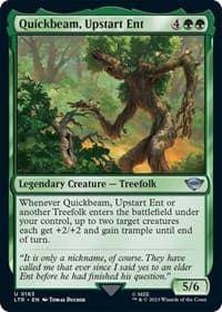 Quickbeam, Upstart Ent - Universes Beyond: The Lord of the Rings: Tales of Middle-earth - Magic: The Gathering card