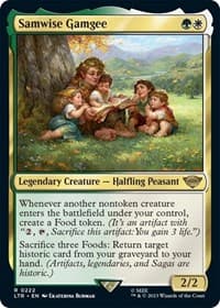 Samwise Gamgee - Universes Beyond: The Lord of the Rings: Tales of Middle-earth - Magic: The Gathering card