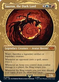 Sauron, the Dark Lord (Showcase) - Universes Beyond: The Lord of the Rings: Tales of Middle-earth - Magic: The Gathering card
