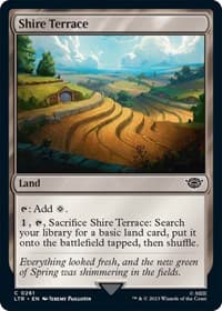 Shire Terrace - Universes Beyond: The Lord of the Rings: Tales of Middle-earth - Magic: The Gathering card