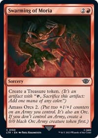 Swarming of Moria - Universes Beyond: The Lord of the Rings: Tales of Middle-earth - Magic: The Gathering card