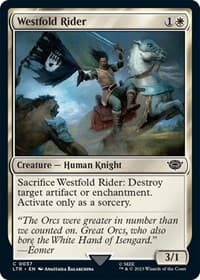 Westfold Rider - Universes Beyond: The Lord of the Rings: Tales of Middle-earth - Magic: The Gathering card
