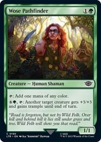 Wose Pathfinder - Universes Beyond: The Lord of the Rings: Tales of Middle-earth - Magic: The Gathering card