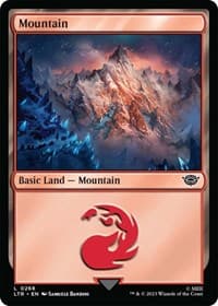Mountain (0268) - Universes Beyond: The Lord of the Rings: Tales of Middle-earth - Magic: The Gathering card