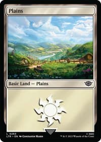 Plains (0263) - Universes Beyond: The Lord of the Rings: Tales of Middle-earth - Magic: The Gathering card