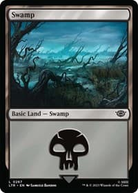 Swamp (0267) - Universes Beyond: The Lord of the Rings: Tales of Middle-earth - Magic: The Gathering card