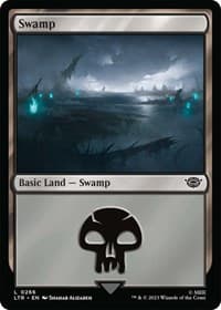 Swamp (0266) - Universes Beyond: The Lord of the Rings: Tales of Middle-earth - Magic: The Gathering card