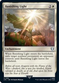 Banishing Light - Commander: The Lord of the Rings: Tales of Middle-earth - Magic: The Gathering card