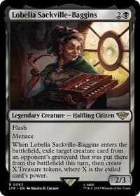 Lobelia Sackville-Baggins - Universes Beyond: The Lord of the Rings: Tales of Middle-earth - Magic: The Gathering card