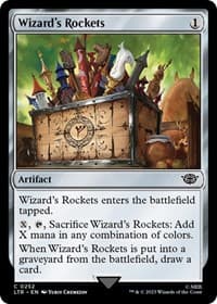 Wizard's Rockets - Universes Beyond: The Lord of the Rings: Tales of Middle-earth - Magic: The Gathering card