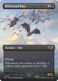 Mirkwood Bats (Borderless) - Universes Beyond: The Lord of the Rings: Tales of Middle-earth - Magic: The Gathering card