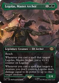 Legolas, Master Archer (Borderless) - Universes Beyond: The Lord of the Rings: Tales of Middle-earth - Magic: The Gathering card