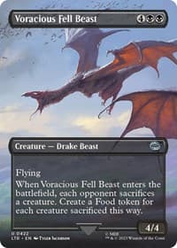 Voracious Fell Beast (Borderless) - Universes Beyond: The Lord of the Rings: Tales of Middle-earth - Magic: The Gathering card