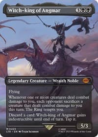 Witch-king of Angmar (Borderless) - Universes Beyond: The Lord of the Rings: Tales of Middle-earth - Magic: The Gathering card