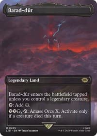 Barad-dur (0425) (Borderless) - Universes Beyond: The Lord of the Rings: Tales of Middle-earth - Magic: The Gathering card