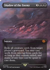 Shadow of the Enemy (Borderless) - Universes Beyond: The Lord of the Rings: Tales of Middle-earth - Magic: The Gathering card