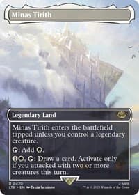 Minas Tirith (0420) (Borderless) - Universes Beyond: The Lord of the Rings: Tales of Middle-earth - Magic: The Gathering card