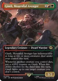 Gimli, Mournful Avenger (Borderless) - Universes Beyond: The Lord of the Rings: Tales of Middle-earth - Magic: The Gathering card