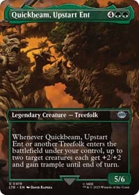 Quickbeam, Upstart Ent (Borderless) - Universes Beyond: The Lord of the Rings: Tales of Middle-earth - Magic: The Gathering card