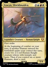 Eowyn, Shieldmaiden - Commander: The Lord of the Rings: Tales of Middle-earth - Magic: The Gathering card
