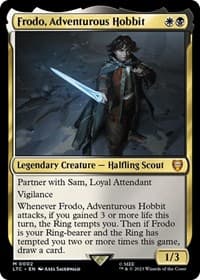 Frodo, Adventurous Hobbit - Commander: The Lord of the Rings: Tales of Middle-earth - Magic: The Gathering card