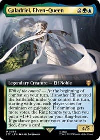 Galadriel, Elven-Queen (Extended Art) - Commander: The Lord of the Rings: Tales of Middle-earth - Magic: The Gathering card